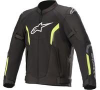 Alpinestars AST-1 V2 Air Chaqueta textil de motocicleta, negro-amarillo, tamaño L para Hombres