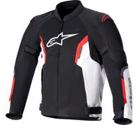 Alpinestars AST V2 Air, chaqueta textil XXL male Negro/Blanco/Rojo Neón