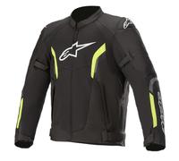 Alpinestars AST V2 Air Jacket Black/Fluo Yellow Chaqueta, Negro/Amarillo flúor, Large para Hombre