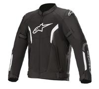 Alpinestars AST V2 Air Jacket Black/White Chaqueta, Negro/Gris/Blanco, 56 Unisex Adulto
