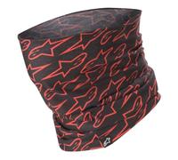 Alpinestars Cuello tubular Astars Negro/Fluo Rojo Talla única