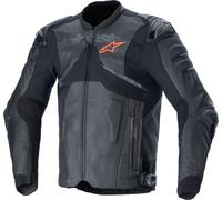Alpinestars Atem V5 Chaqueta de cuero de moto perforada, negro, Talla 56