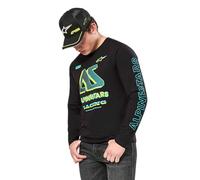 Alpinestars Ayess LS Csf tee Camiseta de Manga Larga Hombre Negro XL