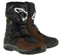 Alpinestars Belice Drystar Botas Cuero Engrasado Marrón Negro Moto