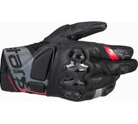 Alpinestars Belize v3 Drystar Guantes de moto impermeables, negro-gris-rojo, tamaño L para Hombres