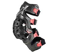 Alpinestars Bionic-10 Carbon Protector de rodilla Izquierda (Black/Red,M)