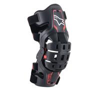 Alpinestars Bionic 5S Protectores de Rodilla Juveniles, negro-rojo