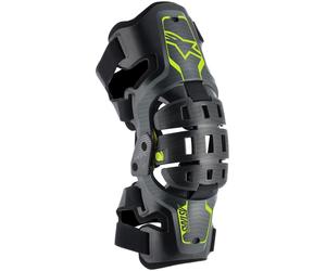 Alpinestars Bionic 5S Protectores de Rodilla Juveniles, negro-rojo