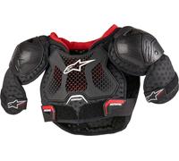 Alpinestars Bionic Action Kickstart Armadura de pecho para niños, negro/rojo, Talla 7-9