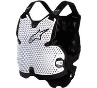 Alpinestars Bionic Action V2 Chaleco protector, Blanco/Negro, Talla XL-2XL