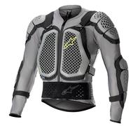 Chaqueta protectora Alpinestars Bionic Action V2 Gris-negro-amarillo fluor XXL