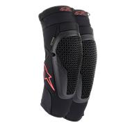 Alpinestars Bionic Flex Knee Protectors Black Red, Talla: S/M