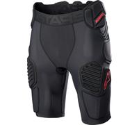 Pantalón Corto de Protección Alpinestars Bionic Pro Negro/RojoS Negro,Rojo