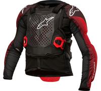 Alpinestars Bionic Tech Chaqueta protectora juvenil, negro-rojo, tamaño L XL