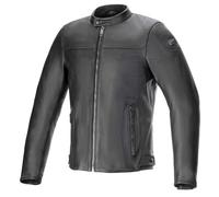 Alpinestars Blacktrack Chaqueta de Cuero Negro Negro