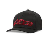 Alpinestars, Blaze Flexfit Hat, Gorra de béisbol, Hombre, Adulto, 1039-81021, LXL, negro rojo