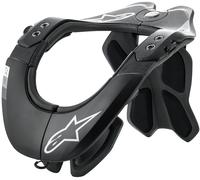 Alpinestars BNS Tech-2 Protector de cuello, negro/gris, Talla L/XL