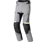 Alpinestars Bogota Pro Drystar 3 Saison Pantalones textiles impermeables para motocicletas, gris-amarillo, tamaño L para Hombres
