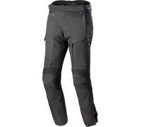 Alpinestars Bogota Pro Drystar 4 Seasons impermeable pantalones textiles de motocicleta, negro, Talla Long XXL