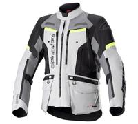 Alpinestars Bogota' Pro Drystar - Chaqueta de moto para hombre (gris/negro/amarillo), L