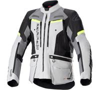 Alpinestars Bogota Pro Drystar® chaqueta textil impermeable para motocicletas, gris, Talla S