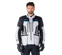 Alpinestars Bogota Pro Drystar® impermeabile Moto Tessile Giacca, grigio chiaro/blu, M