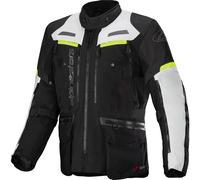 Chaqueta Alpinestars Bogota Pro Drystar Negro-gris hielo-amarillo fluor XXL