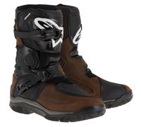 Alpinestars Belize Drystar Oiled Botas moto impermeable, negro-marrón, tamaño 44 45 para Hombres