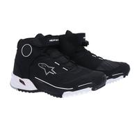 Alpinestars CR-X Drystar Zapatos de moto, negro-blanco, tamaño 40 41 para Hombres