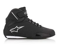 Alpinestars Stella Sektor Impermeable señoras zapatos de motocicleta, negro-plata, tamaño 37 para Mujer