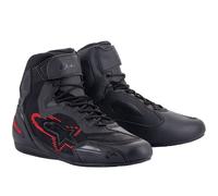 Zapatillas Alpinestars Faster-3 Rideknit Negro-gris oscuro-rojo 12.5 (EU 46)