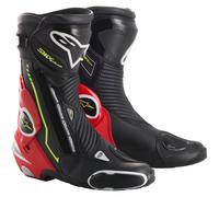 ALPINESTARS Botas S-MX Plus Black / Red Fluo / White / Yellow Fluo 36