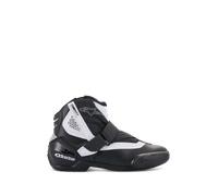 Alpinestars SM-1 R V2 Zapatos de motocicleta, negro-blanco, tamaño 48 para Hombres