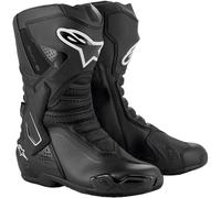 Alpinestars SMX-6 Drystar® v3 Botas de moto impermeables, negro-blanco, tamaño 45 para Hombres