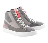 Alpinestars Stated Zapatos de moto, gris-rojo, tamaño 48 para Hombres
