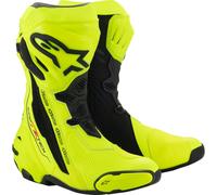 Alpinestars Supertech R Botas de motocicleta, negro-amarillo, tamaño 40 para Hombres