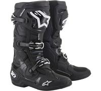 Alpinestars Tech-10 Botas de Motocross, negro, tamaño 48 para Hombres