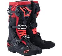 Alpinestars Tech 10 Botas de motocross 2026, negro/rojo, Talla 11
