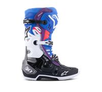 Alpinestars Botas Tech 10 Supervented Black Enamel Blue Purple White
