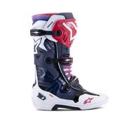 Alpinestars Botas Tech 10 Supervented Night Navy White Rainbow