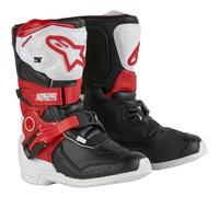 ALPINESTARS Botas Tech 3S Kids White / Black / Bright Red 2024 10 (EU 28)