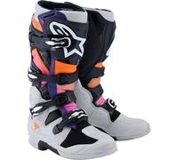 Botas de Cross Alpinestars Tech 7 Negro/Gris/Naranja/Magenta40,5 Negro,Gris,Naranja,Magenta