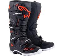 ALPINESTARS Botas Tech 7 Enduro Black / Red Fluo 8 (EU 42)