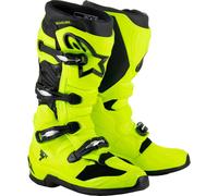 Alpinestars Tech 7 Botas de motocross, negro-amarillo, tamaño 49 50 para Hombres
