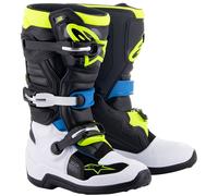 ALPINESTARS Botas Tech 7S Junior Black / Enamel Blue / Yellow Fluo 8 (EU 42)