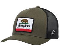 Alpinestars Cali 2.0 Trucker Gorra Mütze Verde/Negro OS 100% Algodón