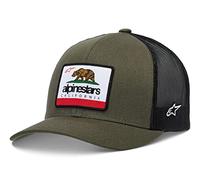 Alpinestars Cali 2.0 Trucker Hat Gorra de béisbol, Military Green/Black, Talla única para Hombre