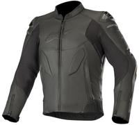 Alpinestars Caliber Chaqueta de cuero moto, negro, tamaño 60 para Hombres