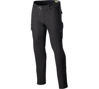 Alpinestars Caliber Slim Fit Tech Pantalones textiles de motocicleta, negro, Talla 36