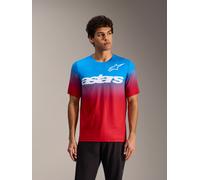 Alpinestars Camiseta A-Dura ASTARS 2.0 Bright Red Blue, Talla: XL